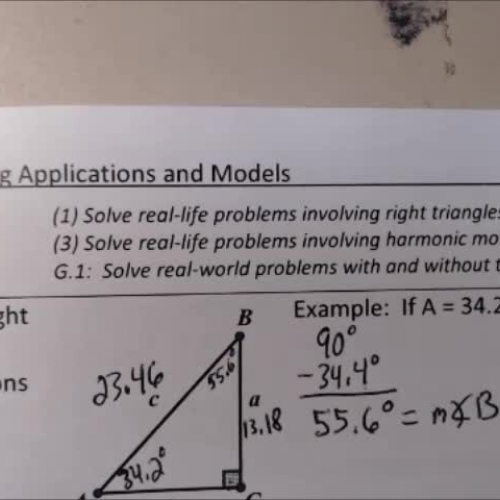 Trig 1.8 Video #2 - Bearing Problems