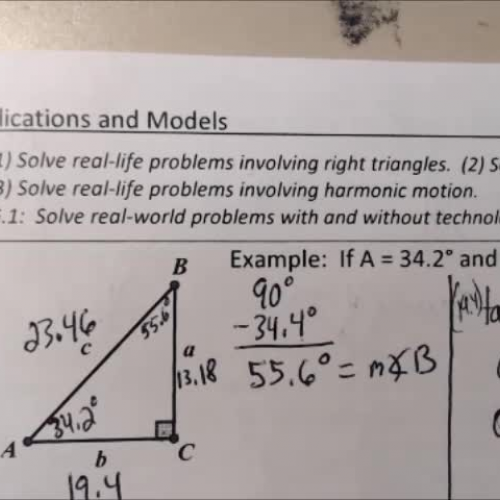 Trig 1.8 Video #3 - Simple Harmonic Motion