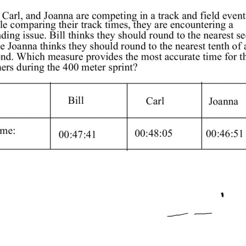 Most Accurate Reporting for a Measurement