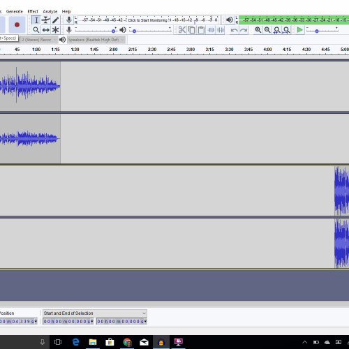 Editing with Audacity