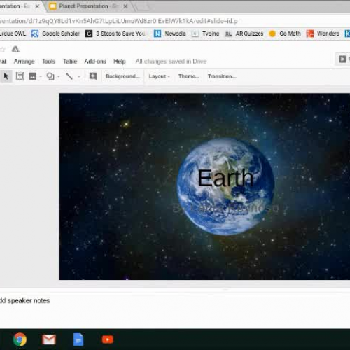 Changing the Font and Text Box - Google Slides