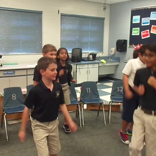 17-18 Ms. Townsend's 3rd grade class "Dance for Bert"