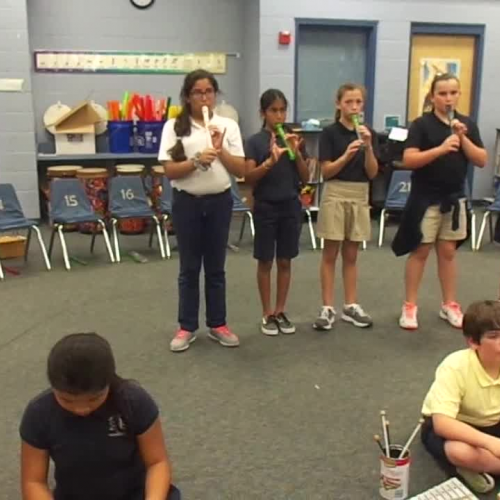 17-18 Ms. Hanks' 5th grade class "Carol of the Bells" arr. Zentz