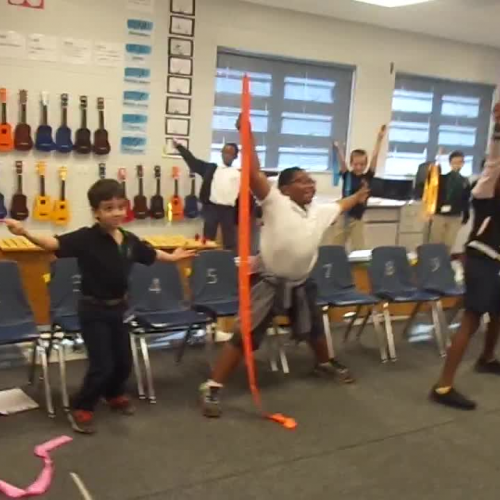 17-18 Ms. Bates' 2nd grade class "Trepak/Russian Dance" by Tchaikovsky