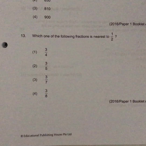 Common questions for Fractions 2