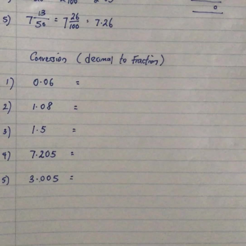 Decimal to Fraction