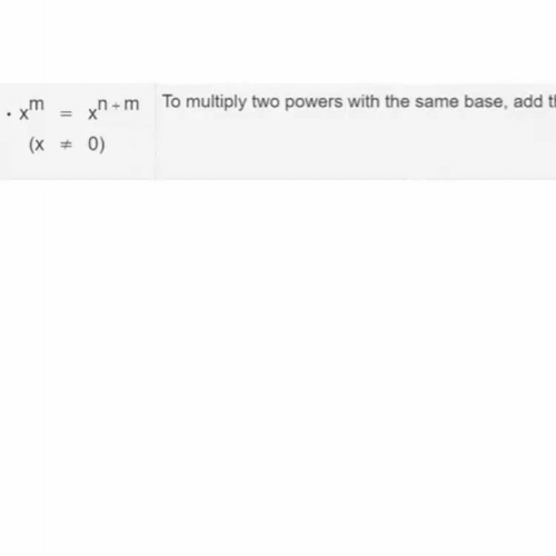 Video 1 Product of Powers Property