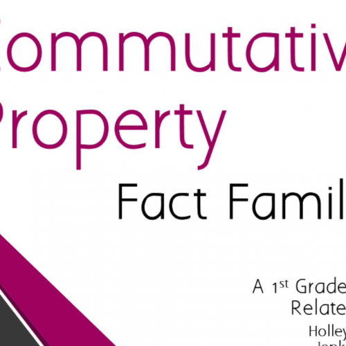 Commutative Property: Fact Families