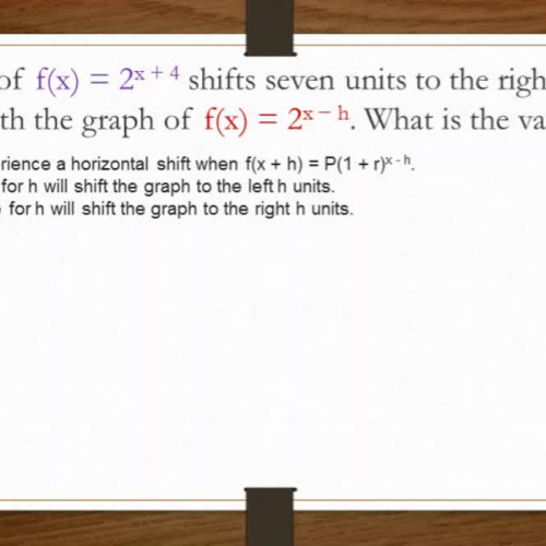 Determine value of k video 1