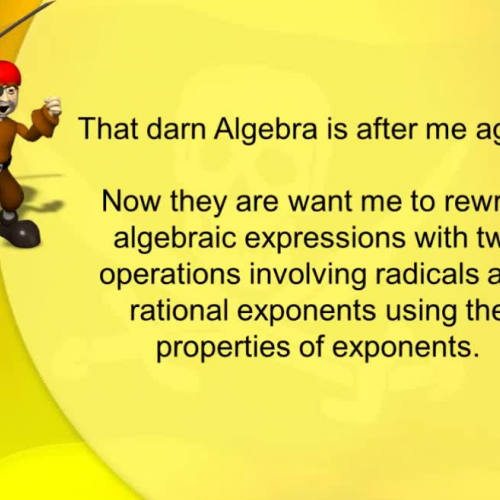 Two operations with radicals using properties