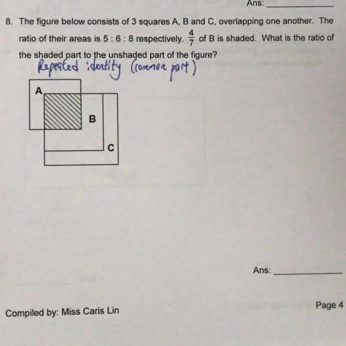 Repeated identity Common part
