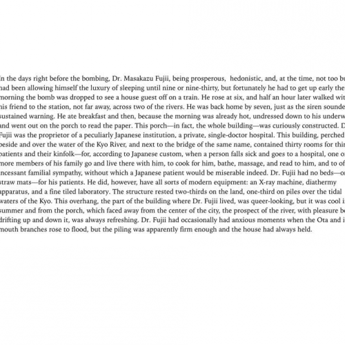 "A Noiseless Flash": Dr. Fujii's story (read by Mr. Cedermark)