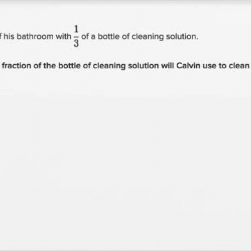 Unit with fractions