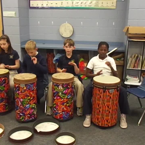 17-18 Ms. Carter's 3rd grade class "Martin Luther King" rhythm