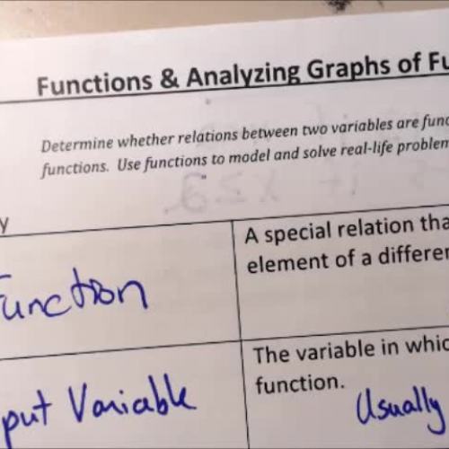 CA 2.2 Notes Video 2 Functions