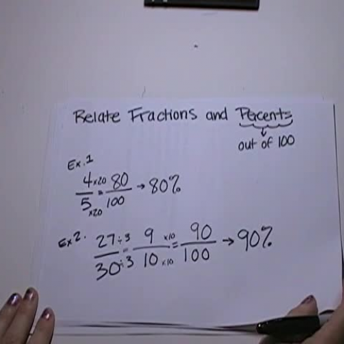 Fractions and Percents Part 1