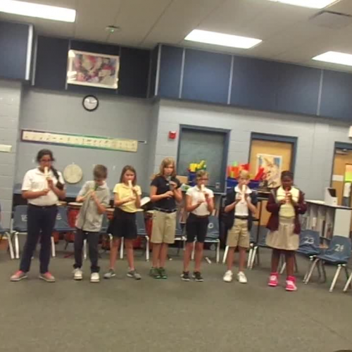 17-18 Ms. Hanks' 5th grade class "Dream Ostinato 1"