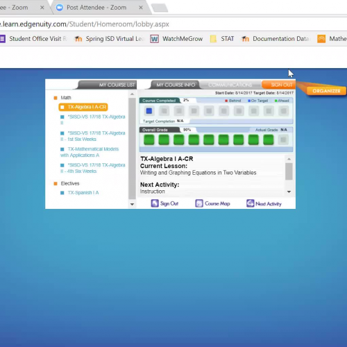 Getting to and using the Assignment Calendar