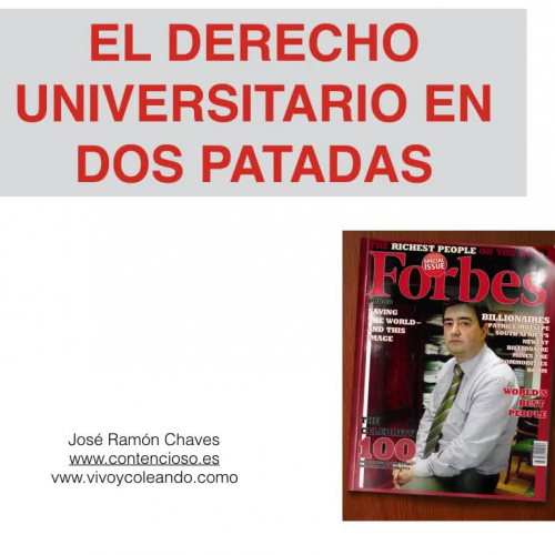 El Derecho universitario en dos patadas