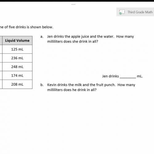 Lesson 37: Adding and Regrouping Measurements Using the Algorithm - question 2