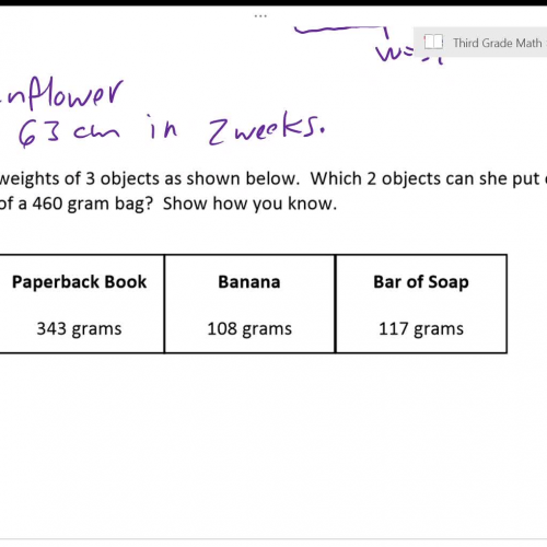 Lesson 37: Adding and Regrouping Measurements Using the Algorithm - question 5