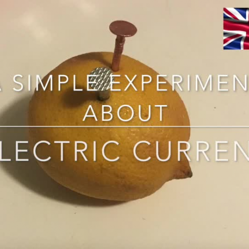 A simple experiment about electric current