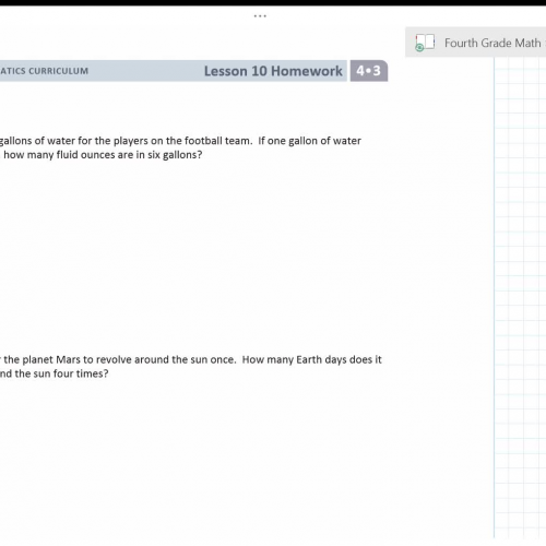 Lesson 33: The Standard Algorithm - questions 2, 3, & 4