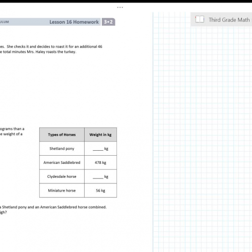 Lesson 38: Adding and Regrouping Measurements Using the Algorithm - question 2