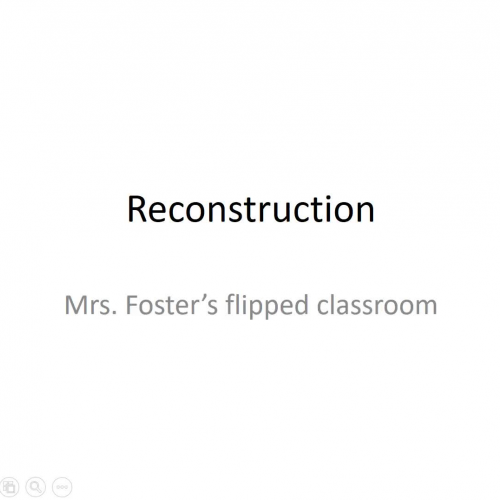 Reconstruction flipped classroom