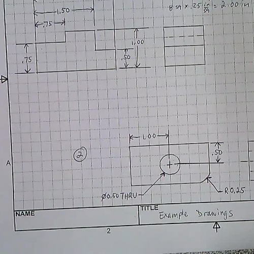 Making a Dimensioned Drawing