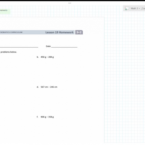 Lesson 41: Subtracting and Regrouping Measurements - question 1