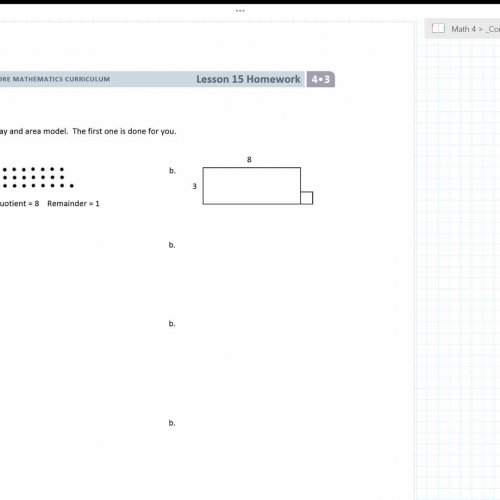 Lesson 36: Imperfect Division - questions 3, 4, 5, & 6