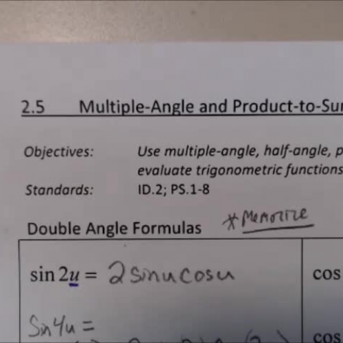 Trig 2.5 Video 4