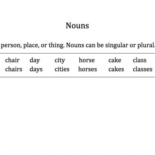 Nouns