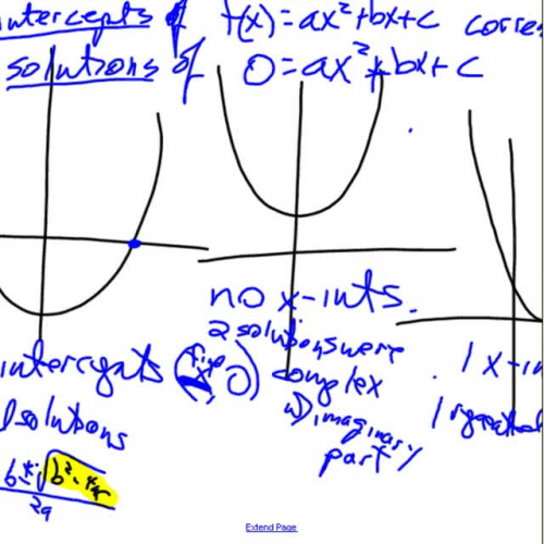 Graphing Parabolas