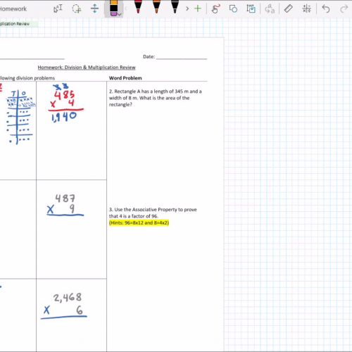 Division & Multiplication Review