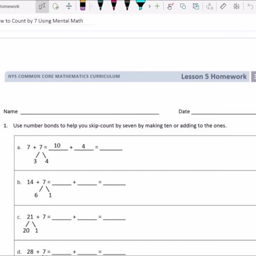 Lesson 48: How To Count by 7 Using Mental Math