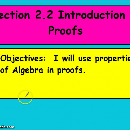 2.2 Introduction to proofs