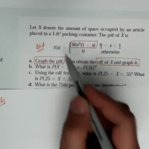 Continuous Probability Distribution Example Part 1