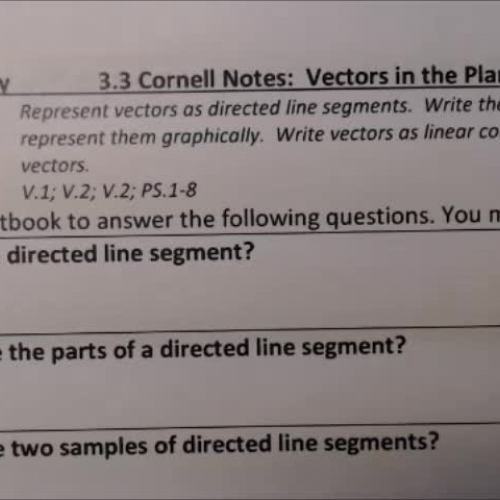 Trig 3.3 Video 1