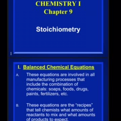 Stoichiometry Introduction