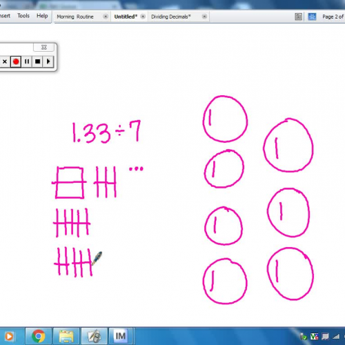 Dividing a Decimal by a Whole Number