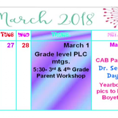 TNT Broadcast March 1 2018 Northeast Elementary School