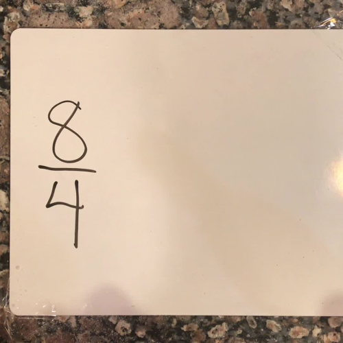 Finding the Whole in Improper Fractions