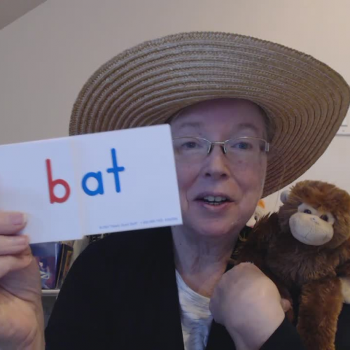 Mrs. Nichols and Tops the Monkey Introduces the 'at' Word Family