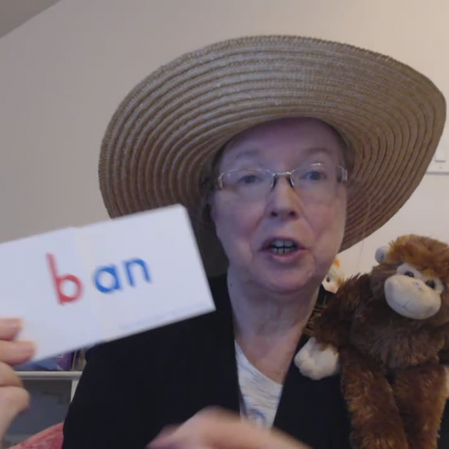 Mrs. Nichols and Tops the Monkey Introduces the 'an' Word Family