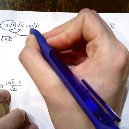 Multiplying radicals (problem 7)