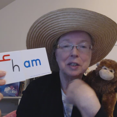 Mrs. Nichols and Tops the Monkey Introduces the 'am' Word Family