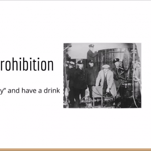 Prohibition and Speakeasies