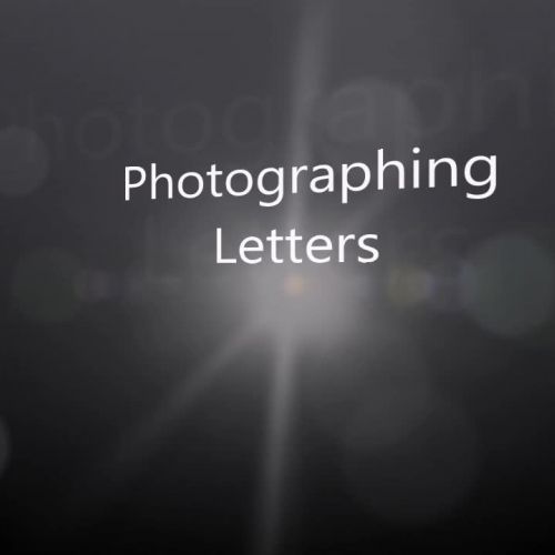 Photographing Letter